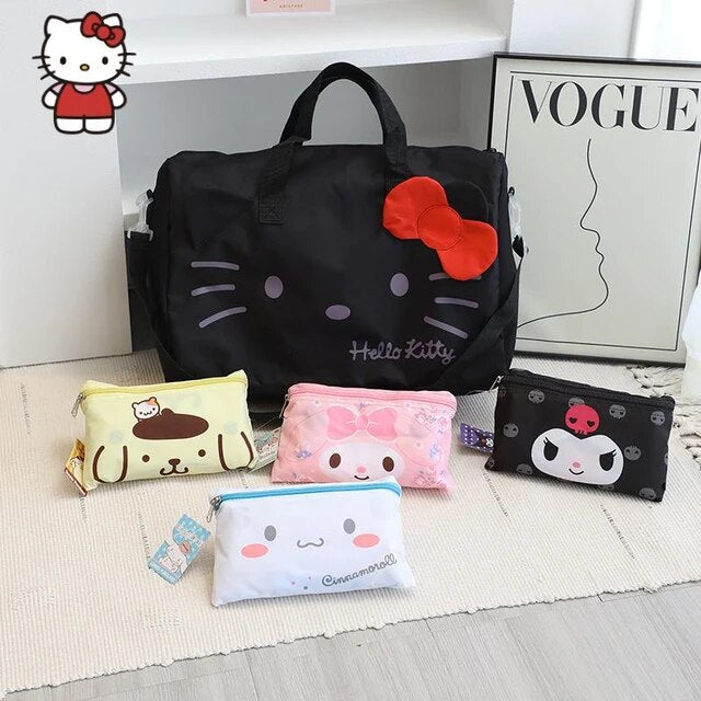 Sanrio Official Large Foldable Storage Shoulder Bag
