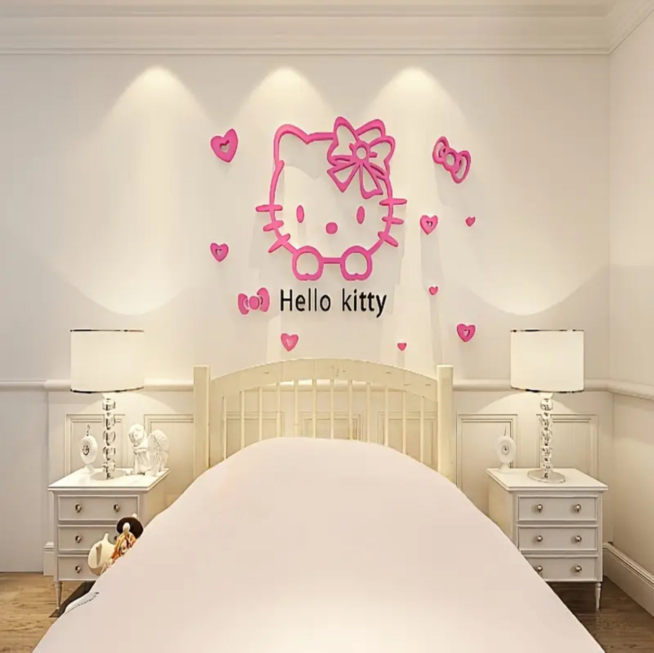 Hellokitty 3D Stereo DIY Figure Wall Sticker