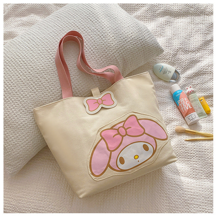 Sanrio Official Canvas Bag With Pocket