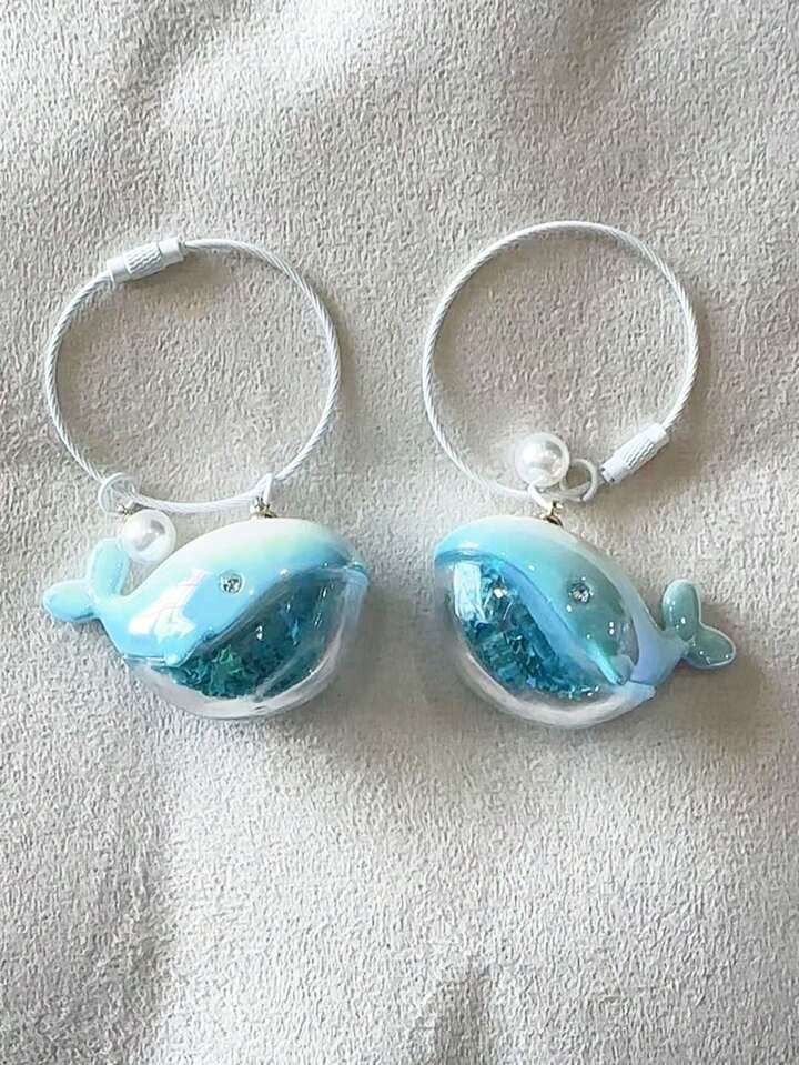 Whale Keychain (When I Fly Towards You)
