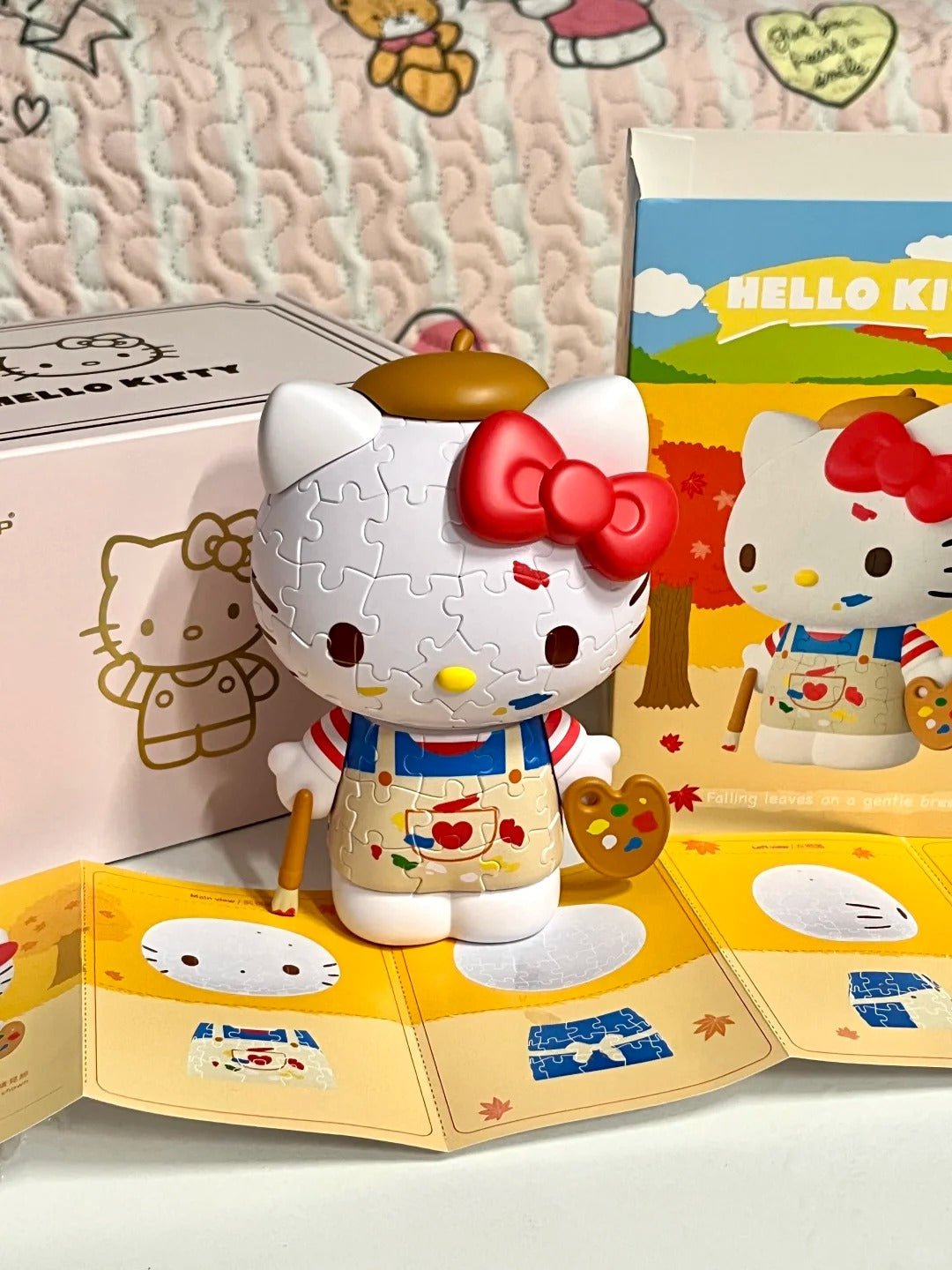 Sanrio Offical Hello Kitty 50Th Anniversary 3D Puzzles 97Pcs 12.6 x 14 cm / 5" x 5.5"