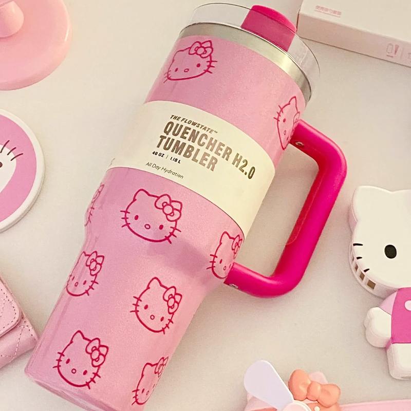 Stanley Official 40Oz Hello Kitty Stainless Steel Insulated Tumbler