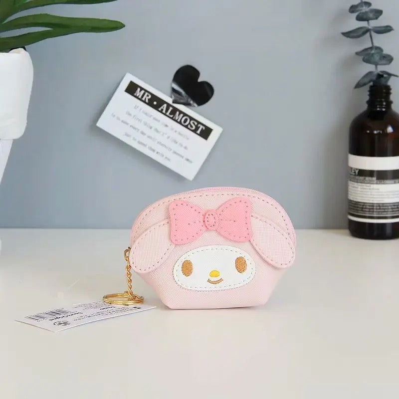 Sanrio Faux Leather coin pouch keychain