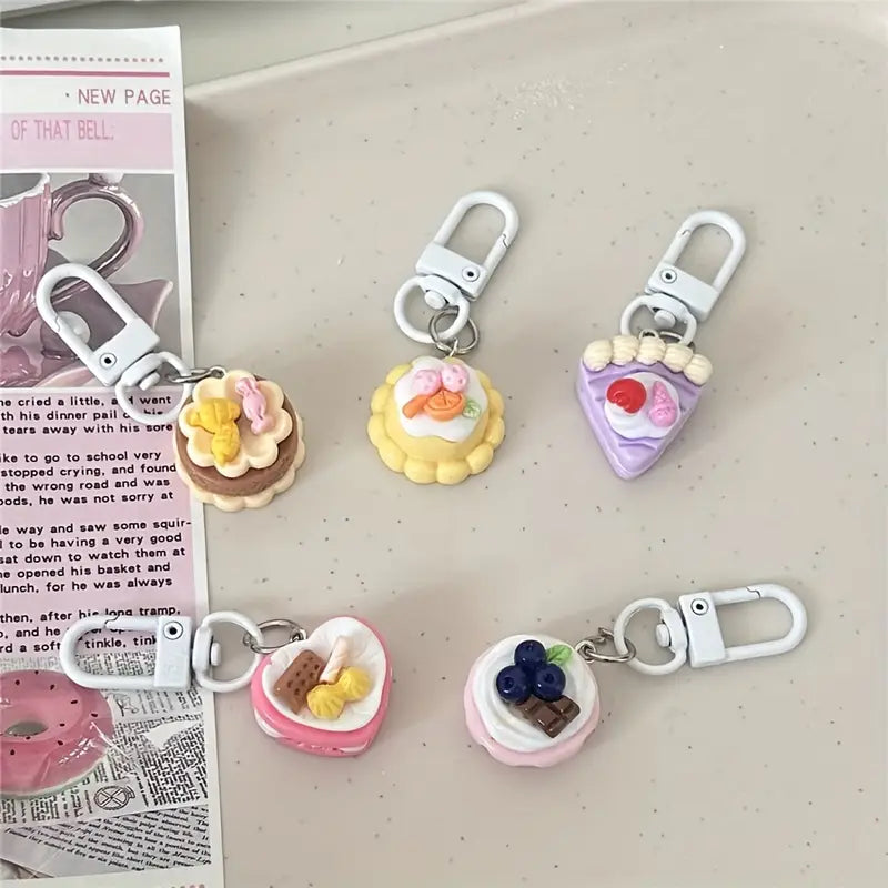 Cute Dessert Charm Keychain