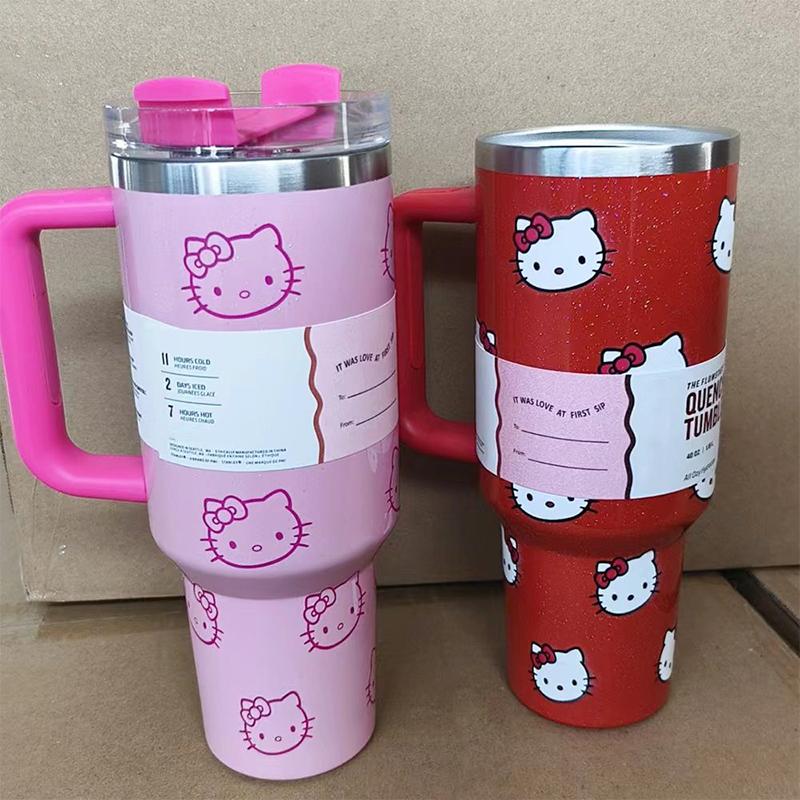 Stanley Official 40Oz Hello Kitty Stainless Steel Insulated Tumbler