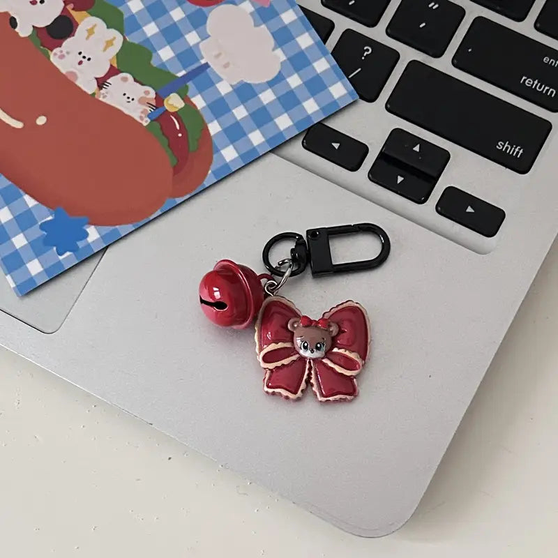 Cute Bell Charm Keychain
