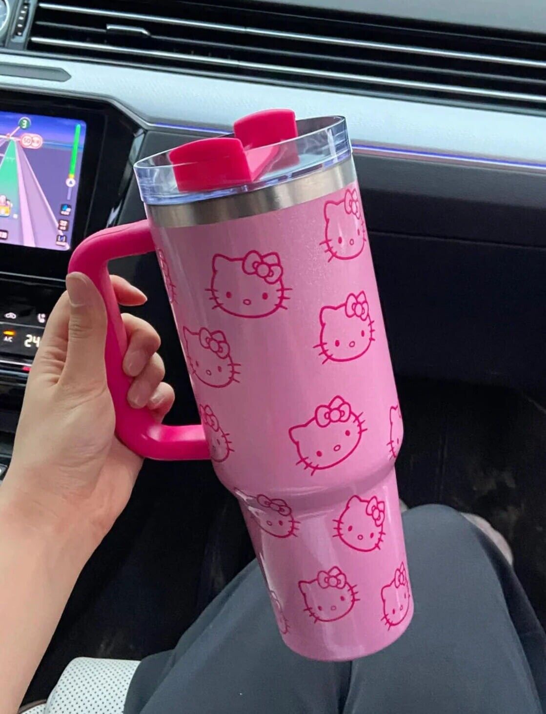 Stanley Official 40Oz Hello Kitty Stainless Steel Insulated Tumbler