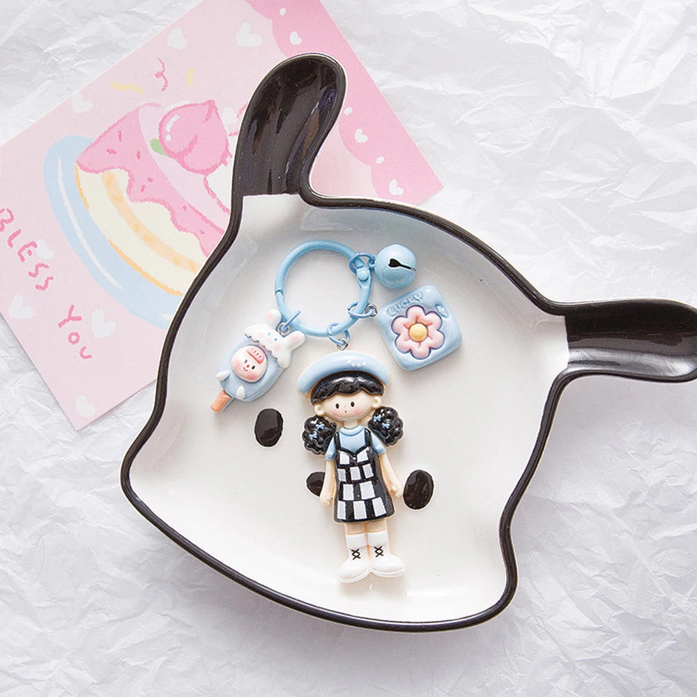 Kawaii Pastel Doll Keychain