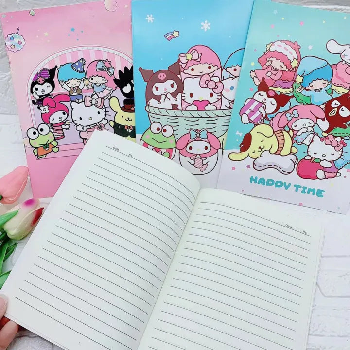 Sanrio A5 Ruled Notebook