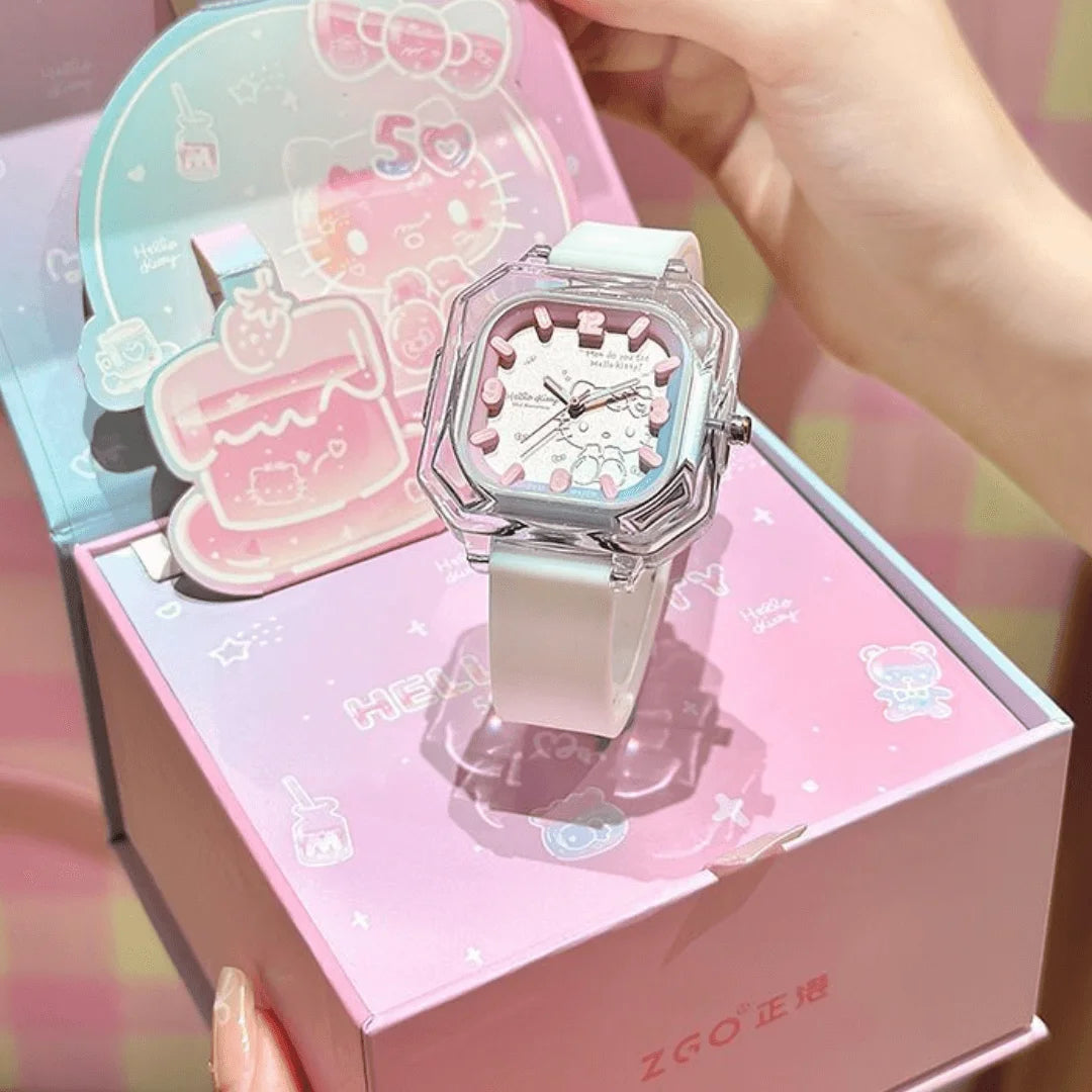 Hello Kitty Watch 50th Anniversary Limited Edition Luminous Waterproof (pre-order)