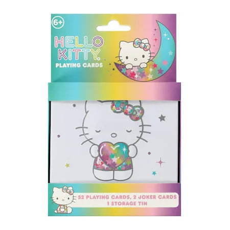 Hello Kitty Offical Playing Cards With Storage Tin
