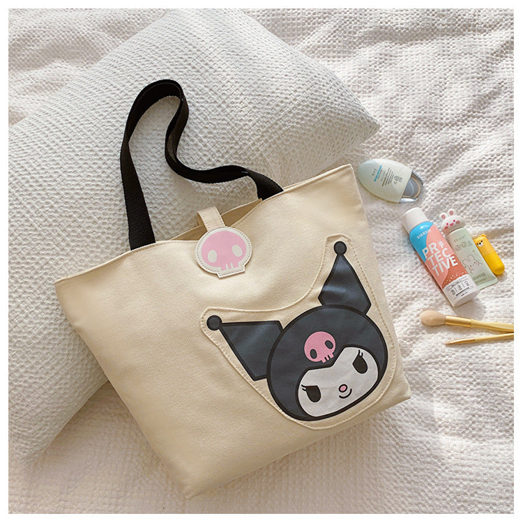Sanrio Official Canvas Bag With Pocket