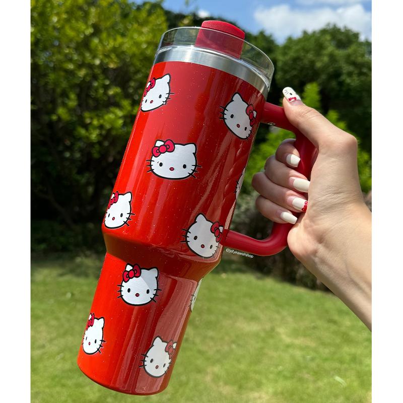 Stanley Official 40Oz Hello Kitty Stainless Steel Insulated Tumbler