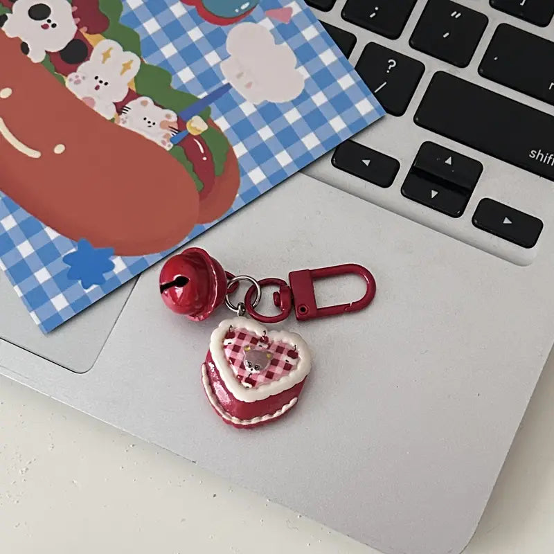 Cute Bell Charm Keychain