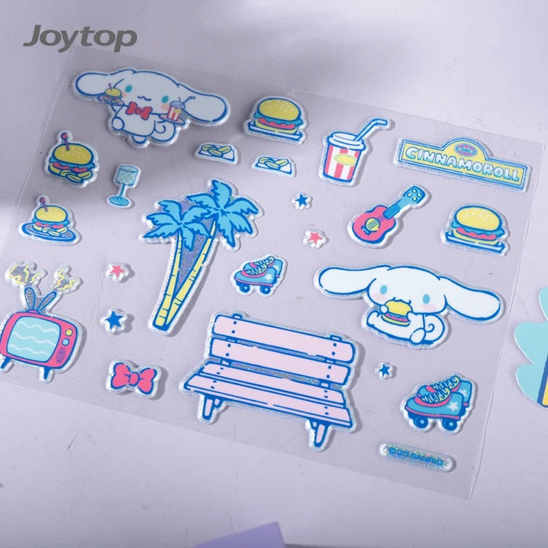 Sanrio Official 3D Landscaping Stickers Set