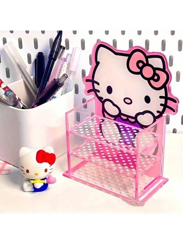 HK 3-Tier Acrylic Organizer – PawPrints Absolute Kawaii Store