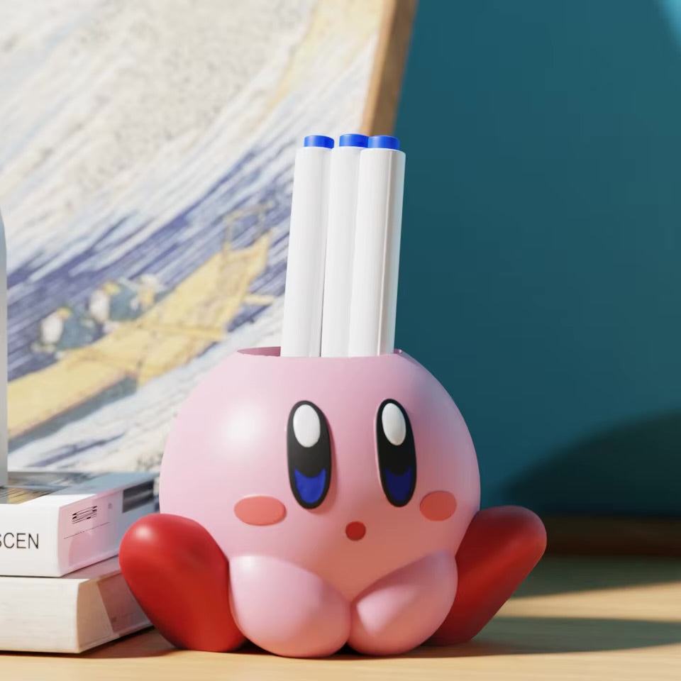 Kirby Planter – 3D Printed Succulent Pot & Pen Holder
