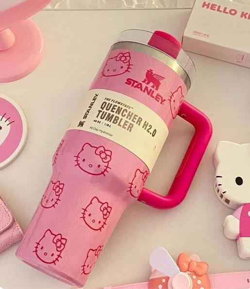 Stanley Official 40Oz Hello Kitty Stainless Steel Insulated Tumbler