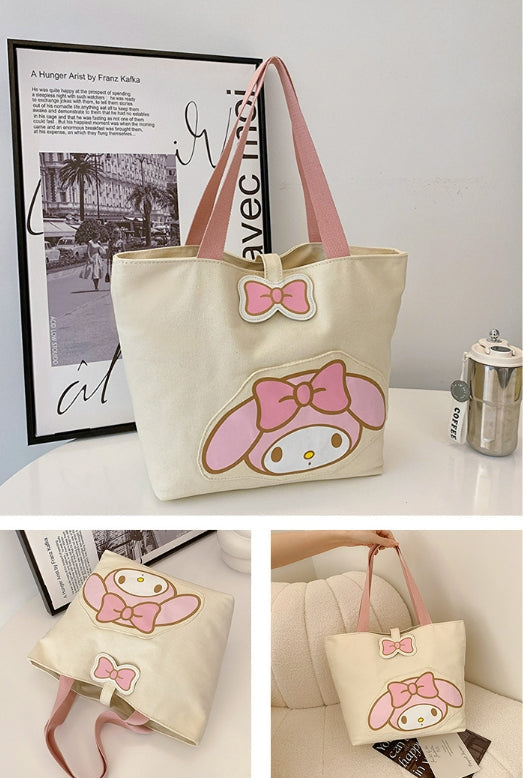 Sanrio Official Canvas Bag With Pocket