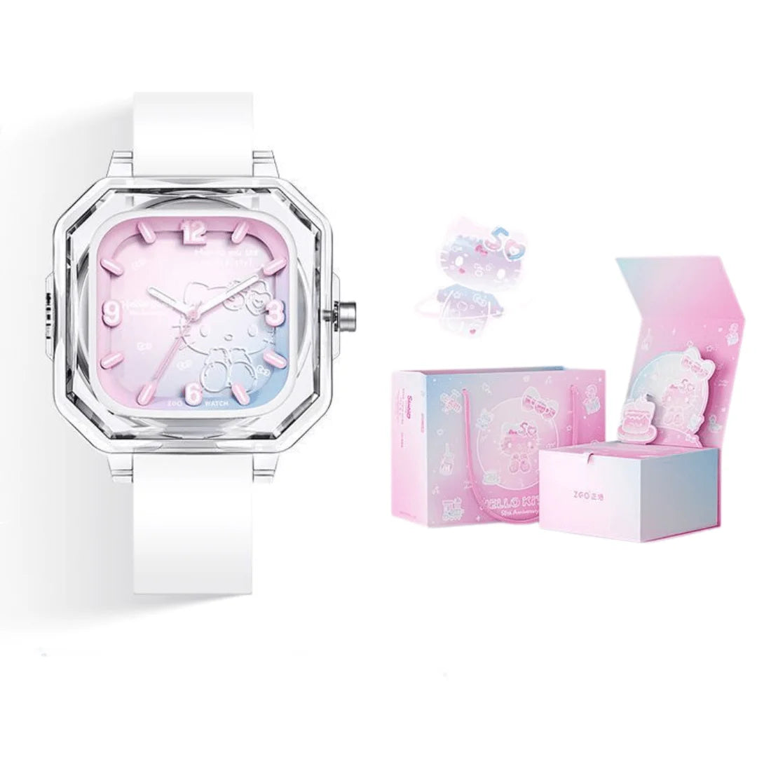 Hello Kitty Watch 50th Anniversary Limited Edition Luminous Waterproof (pre-order)