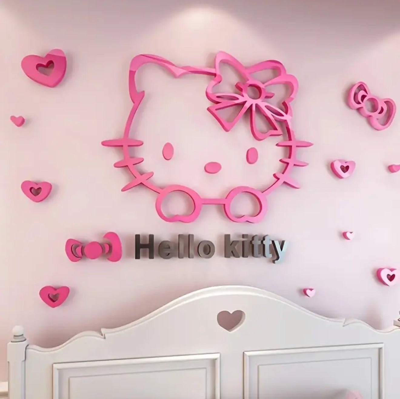 Hellokitty 3D Stereo DIY Figure Wall Sticker