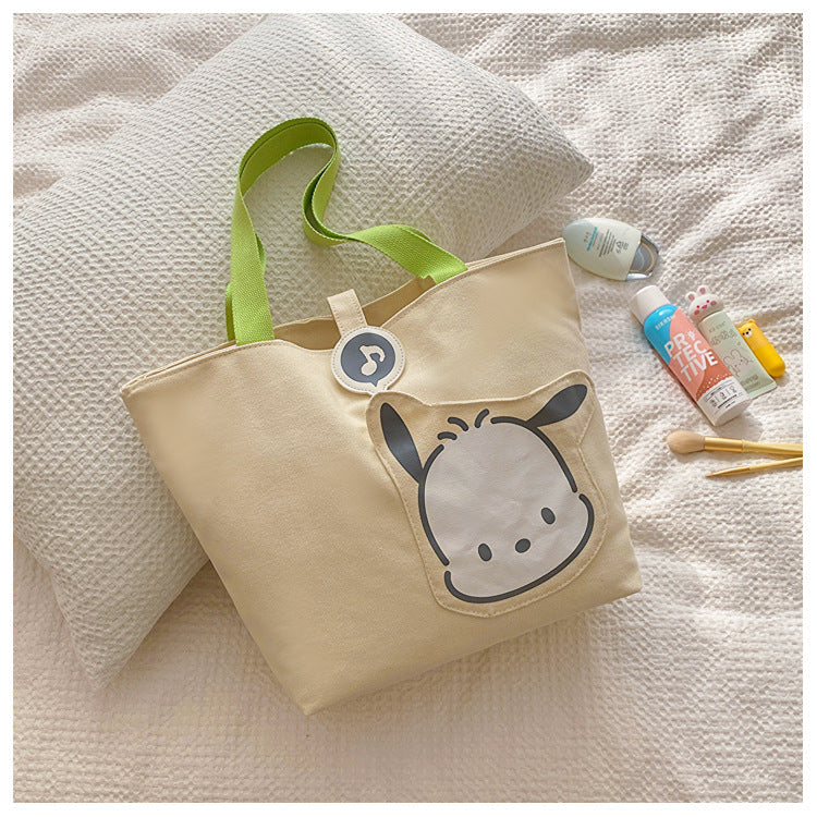 Sanrio Official Canvas Bag With Pocket