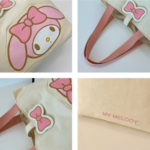 Sanrio Official Canvas Bag With Pocket