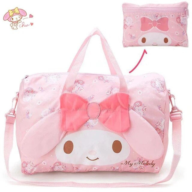 Sanrio Official Large Foldable Storage Shoulder Bag