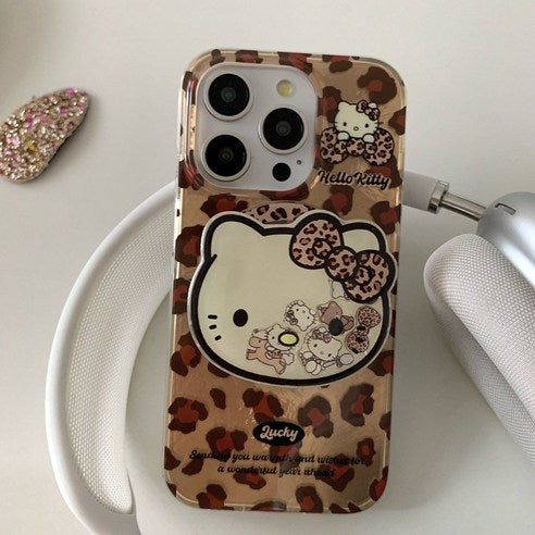 Leopard Ribbon Kitty MagSafe Case (pre-order)