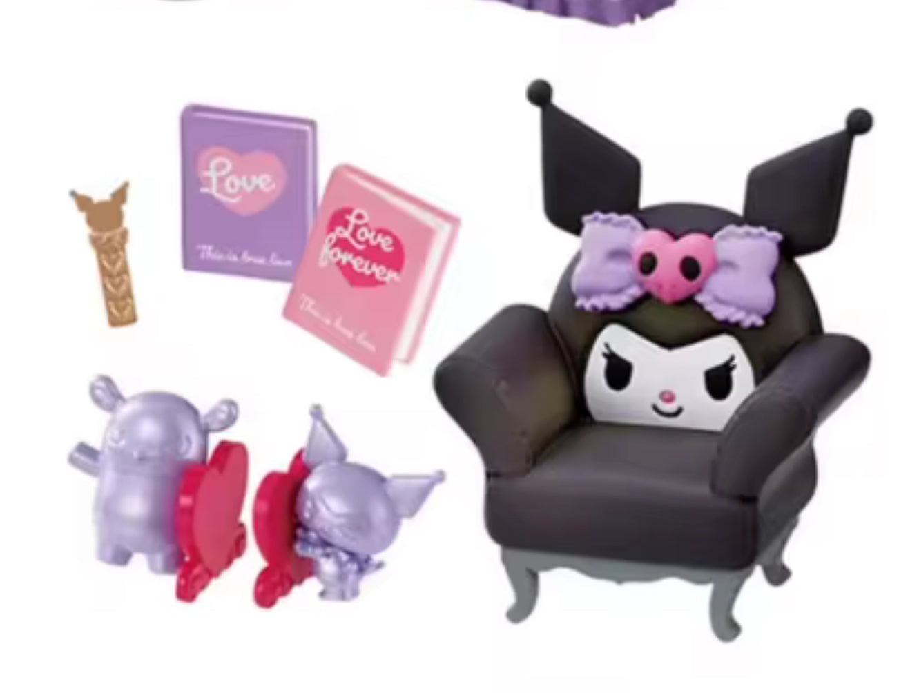 Re-ment Capsule Sanrio Kuromi's Gothic Style Room Miniature Blind Box Mini Figure