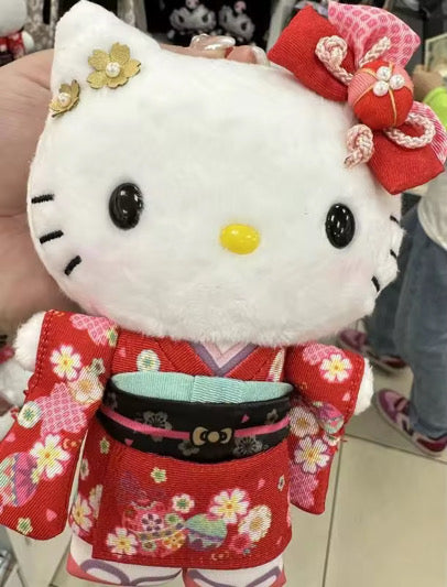 Sanrio Japan Sakura 2025 Mascot Kimono Plush Toy Limited Edition