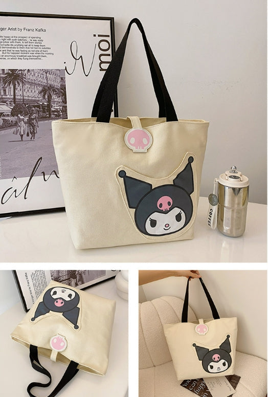 Sanrio Official Canvas Bag With Pocket