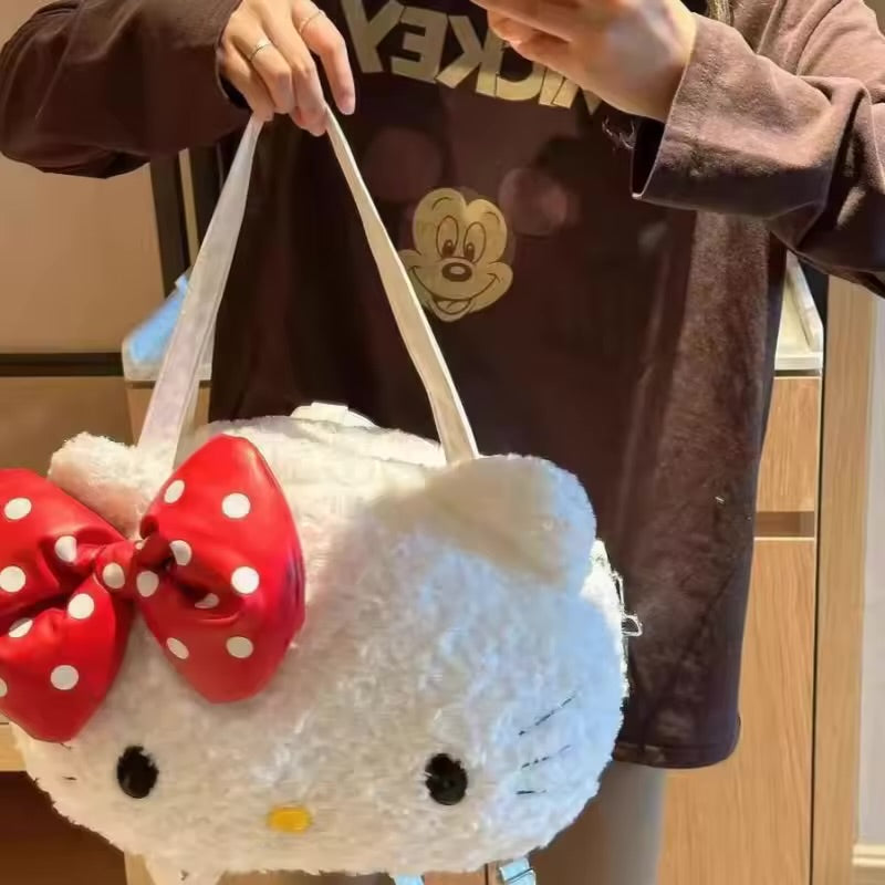 Hello Kitty Plush Furry Shoulder Bag