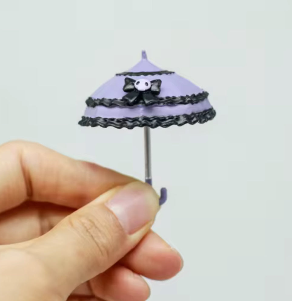 Re-ment Capsule Sanrio Kuromi's Gothic Style Room Miniature Blind Box Mini Figure