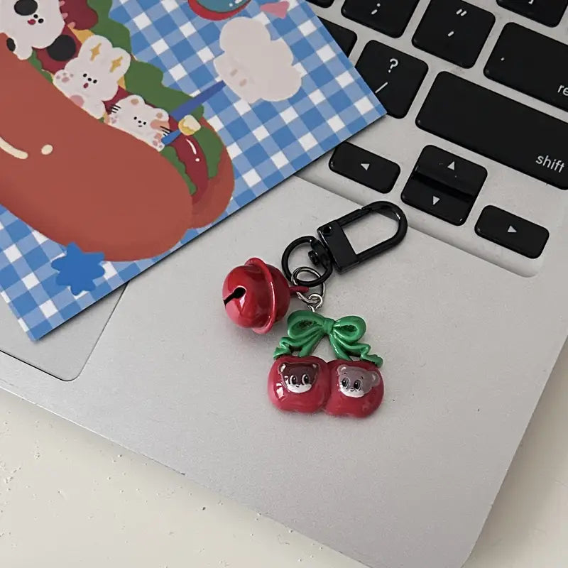 Cute Bell Charm Keychain