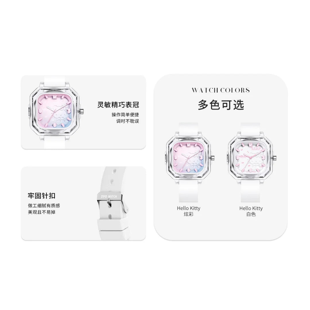 Hello Kitty Watch 50th Anniversary Limited Edition Luminous Waterproof (pre-order)