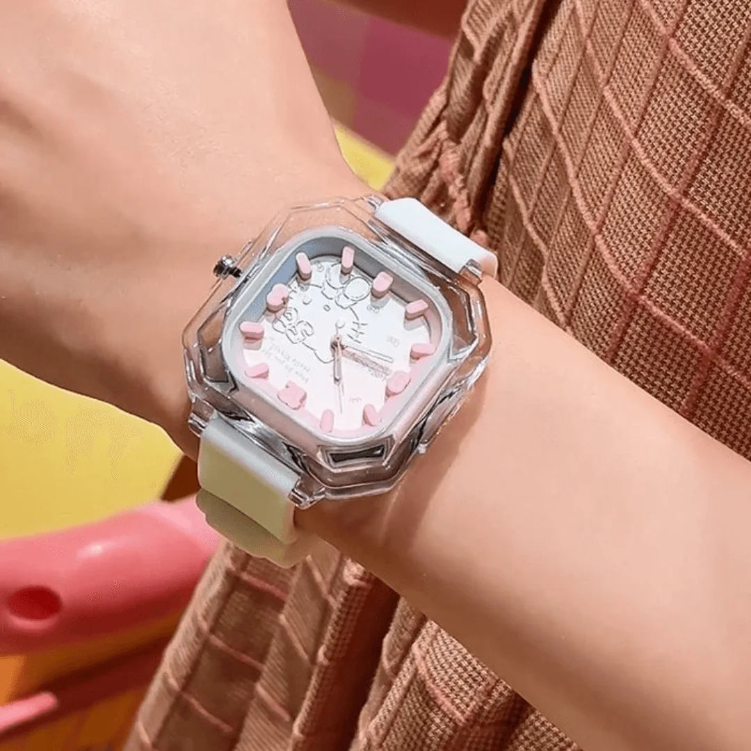 Hello Kitty Watch 50th Anniversary Limited Edition Luminous Waterproof (pre-order)