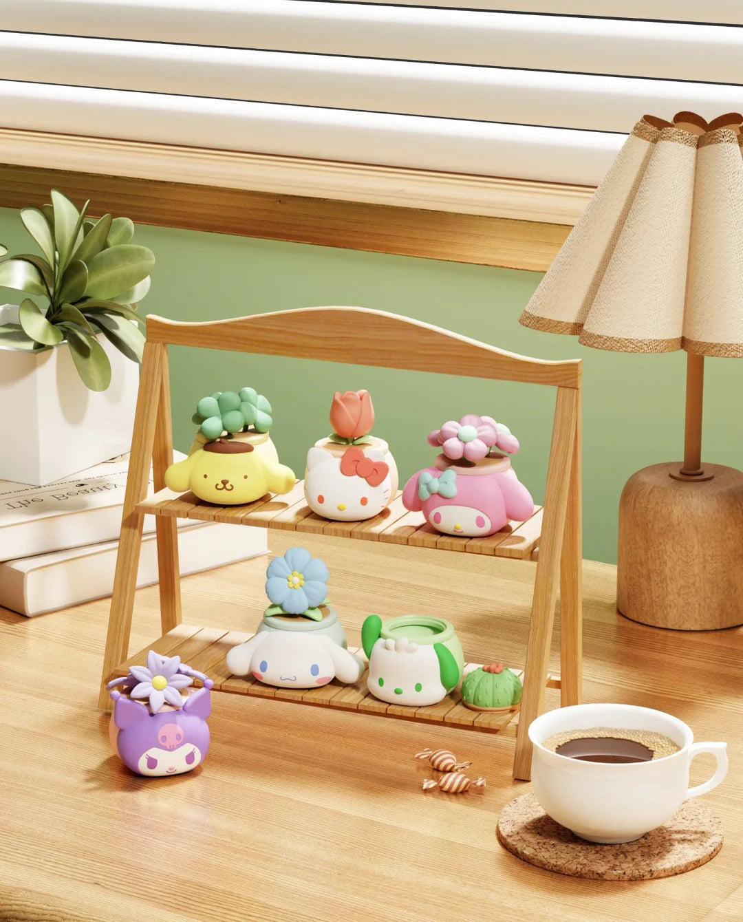 Sanrio Official Characters Potted Series Ornaments (No of product:1)
