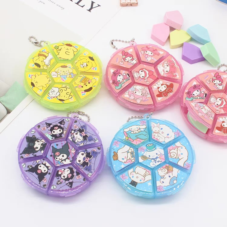 Sanrio Mini Storage Box With Eraser