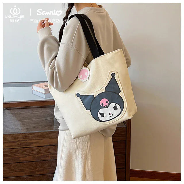 Sanrio Official Canvas Bag With Pocket