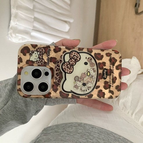 Leopard Ribbon Kitty MagSafe Case (pre-order)