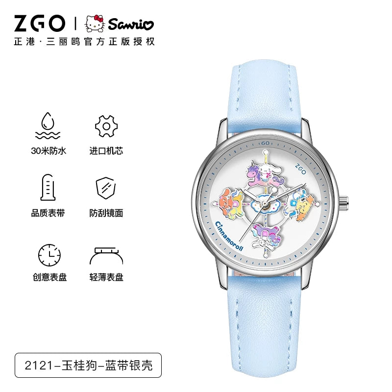 ZGO x Sanrio Official Scratch Resistant Waterproof Watch (pre-order)