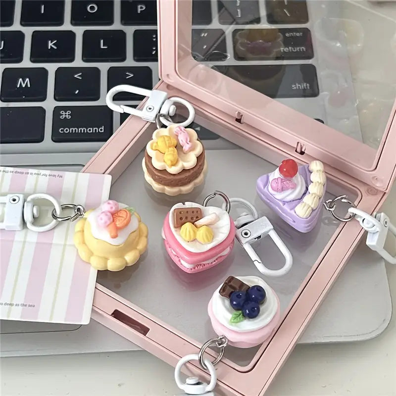 Cute Dessert Charm Keychain