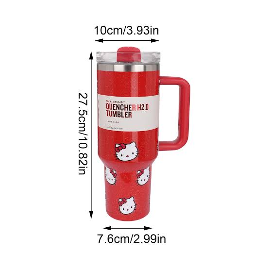 Stanley Official 40Oz Hello Kitty Stainless Steel Insulated Tumbler