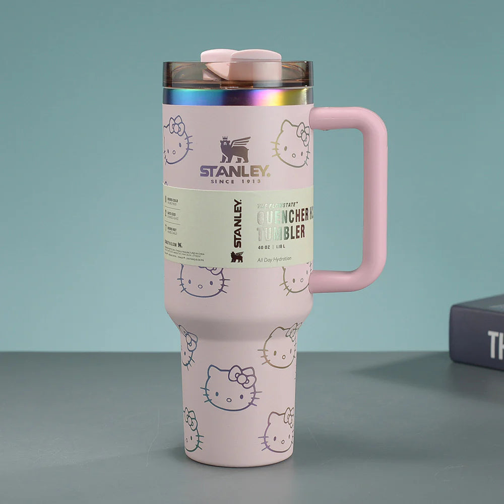 Stanley Official 40Oz Hello Kitty Stainless Steel Insulated Tumbler