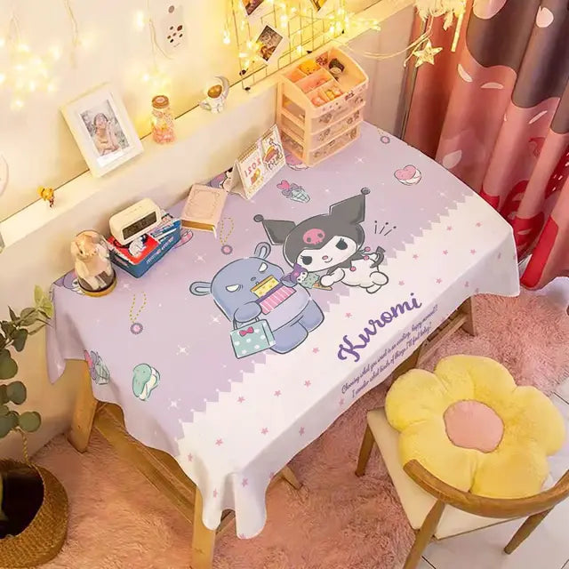 Sanrio Room Decor Table Cloth