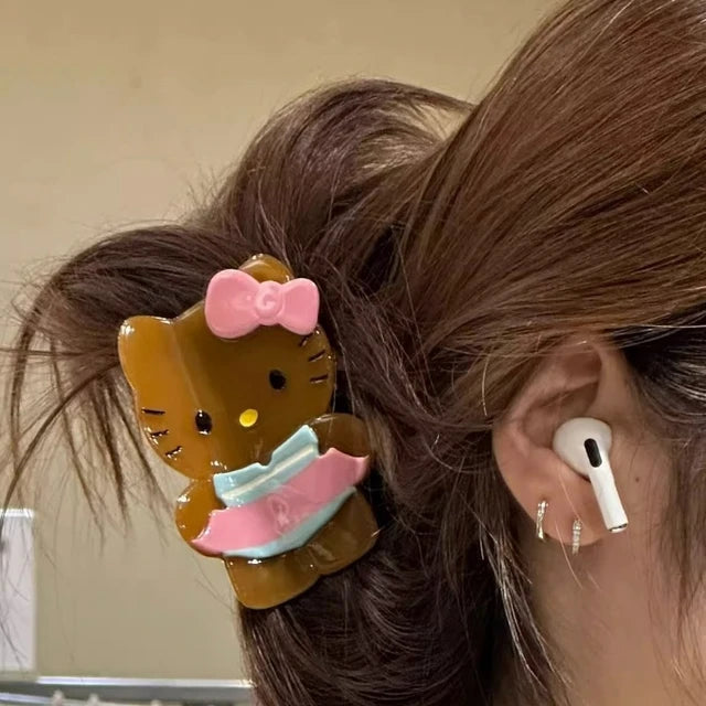 Hellokitty Premium Claw Clip
