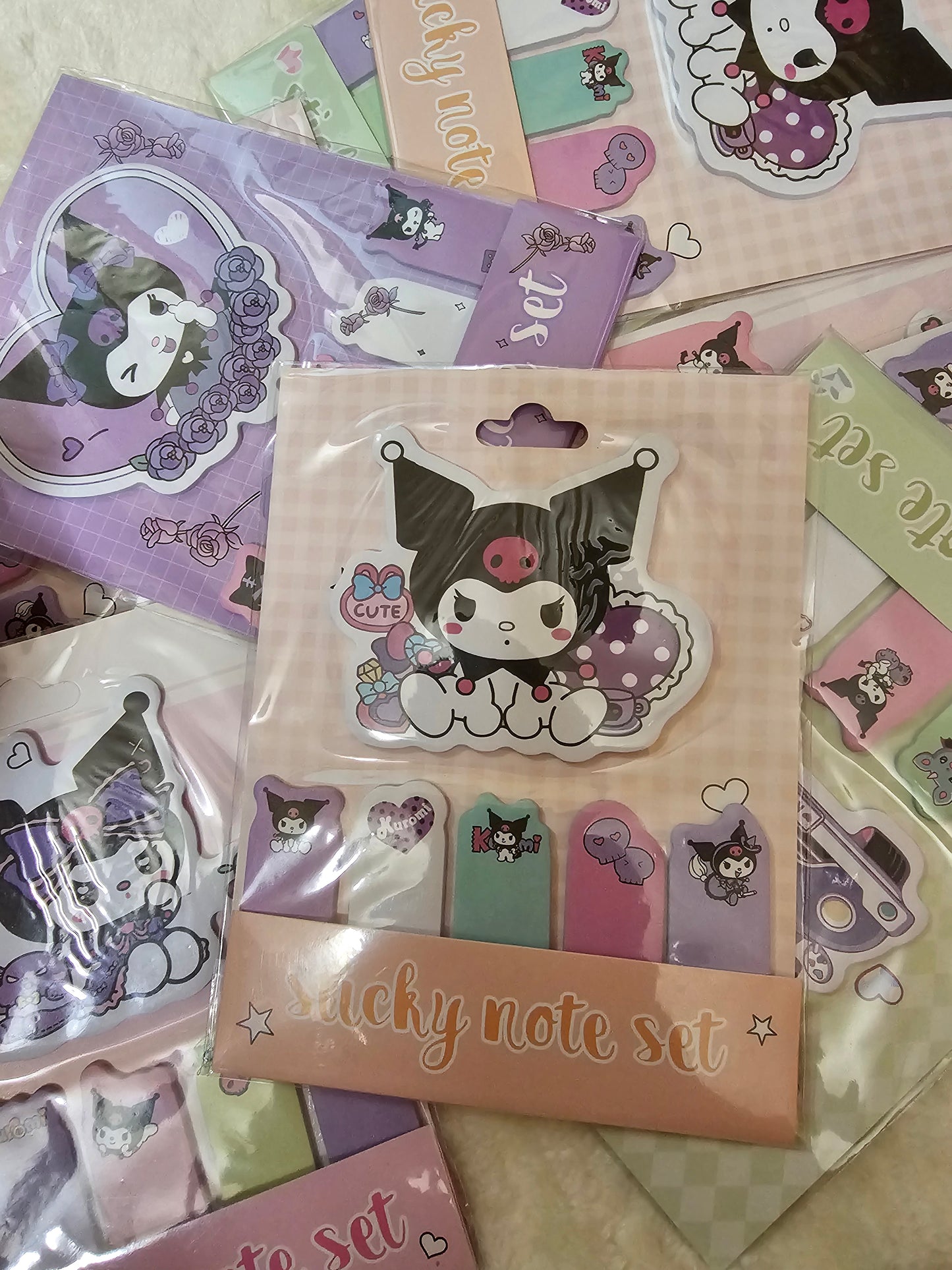 Kuromi Sticky Note Set