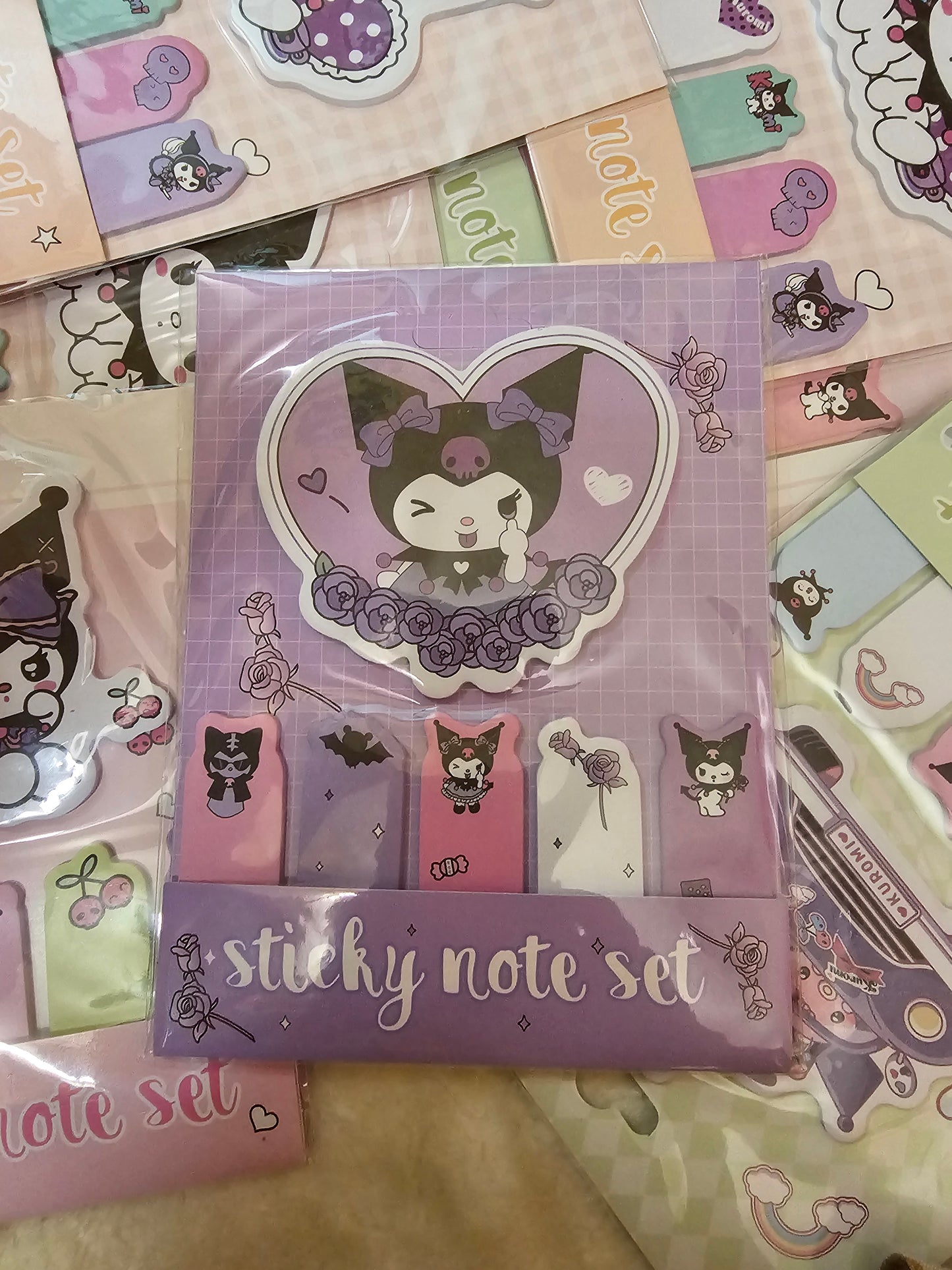 Kuromi Sticky Note Set
