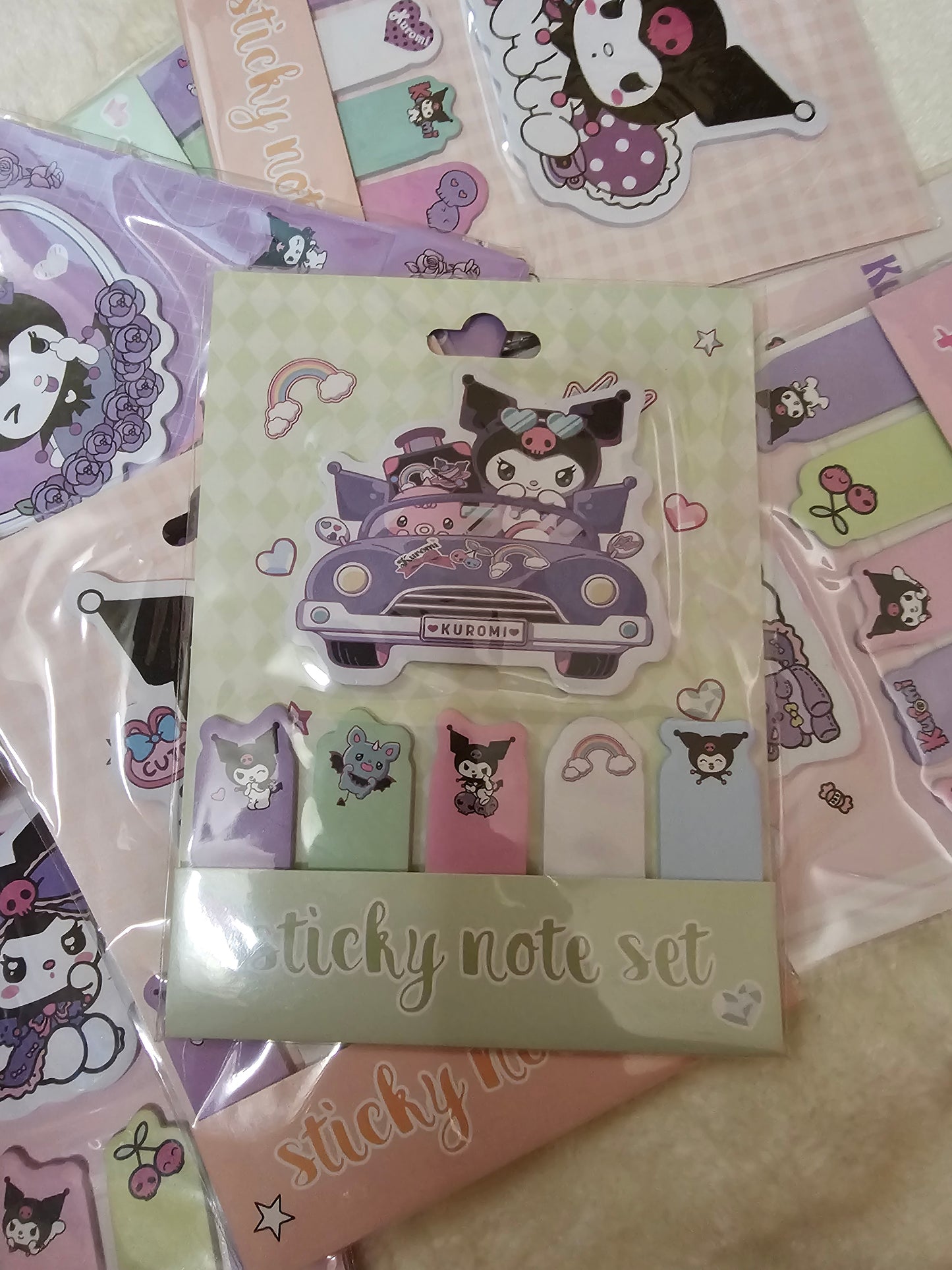 Kuromi Sticky Note Set